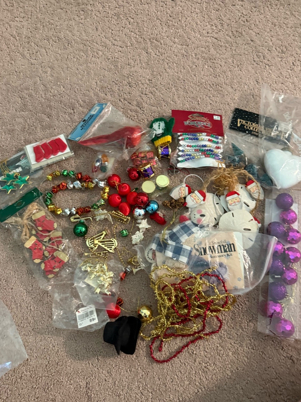 Lot of Assorted Christmas Winter Craft Accessories | Arts & Crafts Supplies